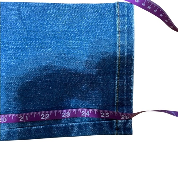 Spanx Ankle Straight Leg Jeans in Vintage Indigo Medium Wash Denim 20356Q Size S - Picture 4 of 11